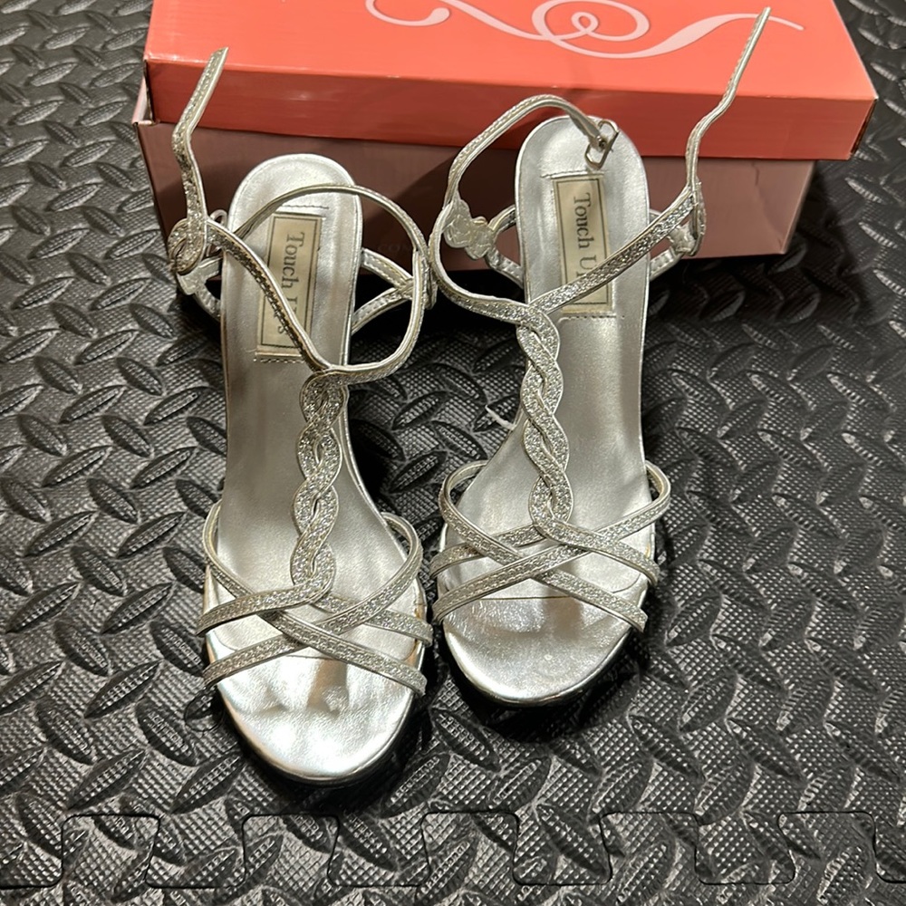 Silver sandals